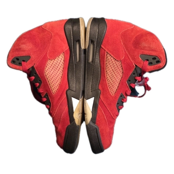 2009 Nike Air Jordan 5 Retro DMP "Raging Bull Red Suede"  136027-601 US Sz 10.5. - Picture 2 of 16